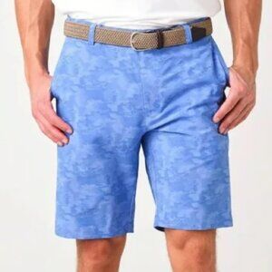 Peter Millar Men's Shackleford Camo Performance Hybrid Golf Shorts Size: 34